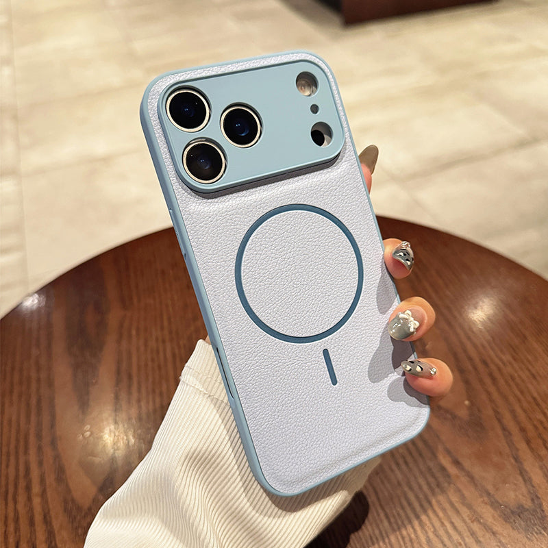 📱 Fingeravtrycksavvisande | Magnetiskt telefonfodral | iPhone 11-17