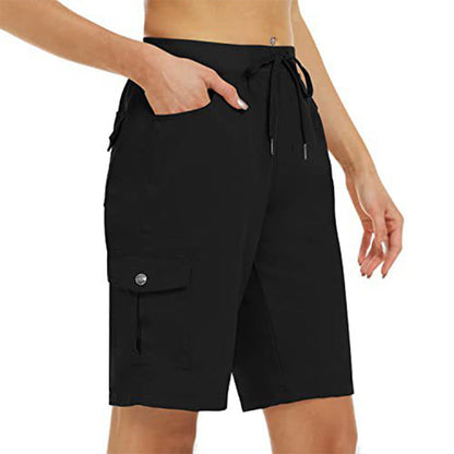 Snabbtorkande cargoshorts med fickor | DAM