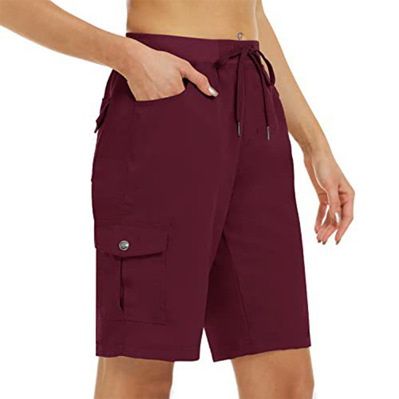 Snabbtorkande cargoshorts med fickor | DAM