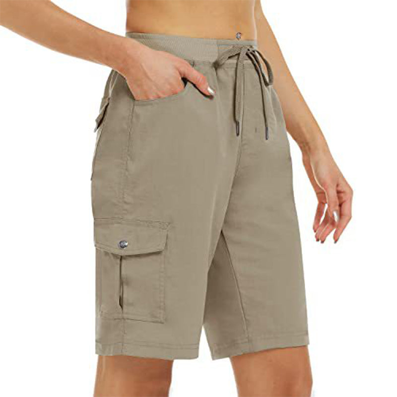 Snabbtorkande cargoshorts med fickor | DAM