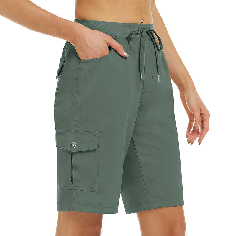 Snabbtorkande cargoshorts med fickor | DAM