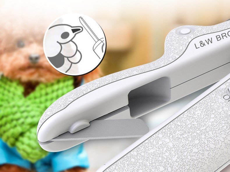 Professionell LED-nagelklippare för husdjur