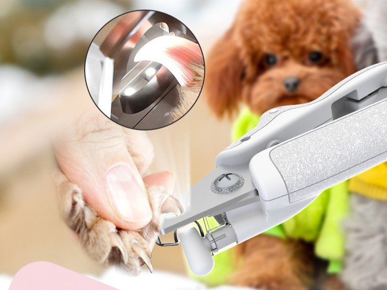 Professionell LED-nagelklippare för husdjur