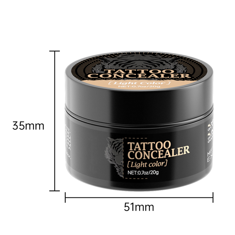 Vattentålig concealer för ärr och tatueringar