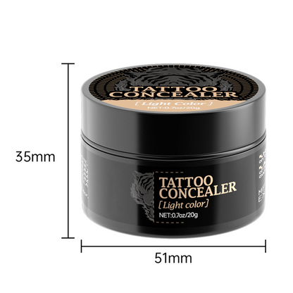 Vattentålig concealer för ärr och tatueringar