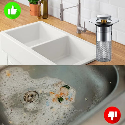 Avloppsfilter i rostfritt stål – hårfilter som förhindrar igensättning