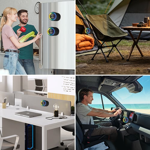 2-i-1 Magnetisk Bluetooth-högtalare